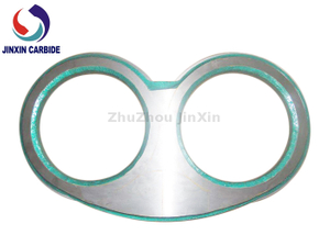 ZOOMLION DN180 DN200 DN230 DN235 DN260 Karbür Tungsten Alaşımlı Aşınma Gözlük Plakası ve Kesme Halkası